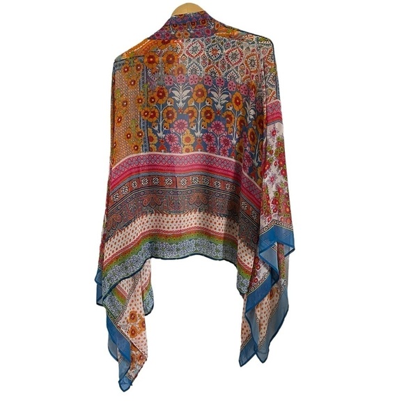 VISMAYA x ANTHROPOLOGIE Matilda Floral Printed Kimono - Picture 4 of 12